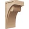 Ekena Millwork 11"W x 11"D x 22"H Wide Viola Rough Cedar Woodgrain TimberThane Corbel, Primed Tan CORUR11X11X22VIORCPR - alternate 1